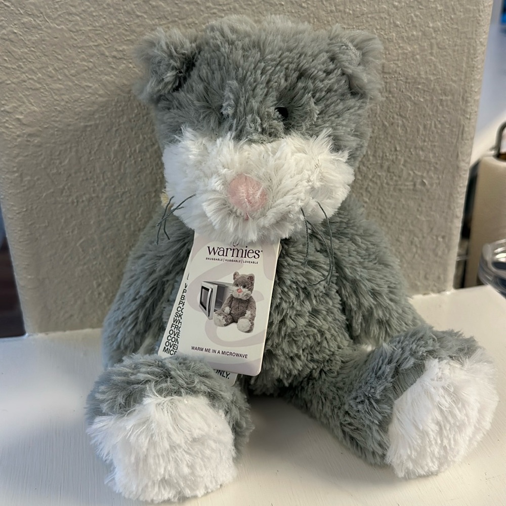 Gray cat warmies